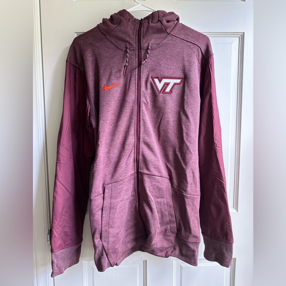 Virginia Tech Hokies Men’s Zip Jacket and Sweatpants Set